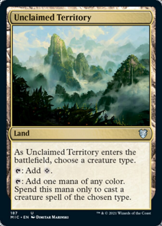 Unclaimed Territory [Innistrad: Midnight Hunt Commander] | Boutique FDB TCG