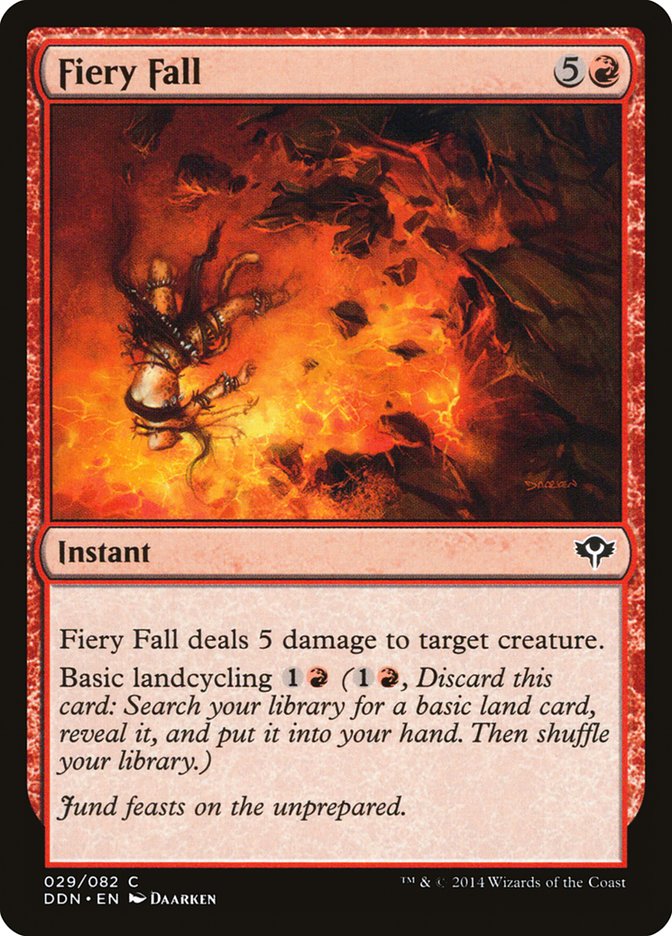 Fiery Fall [Duel Decks: Speed vs. Cunning] | Boutique FDB TCG
