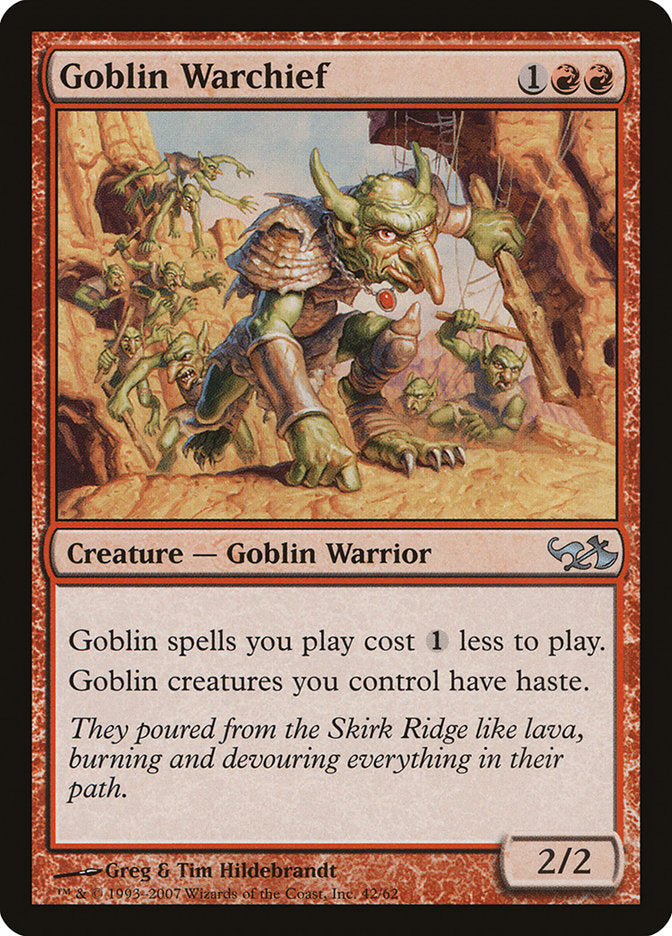 Goblin Warchief [Duel Decks: Elves vs. Goblins] | Boutique FDB TCG