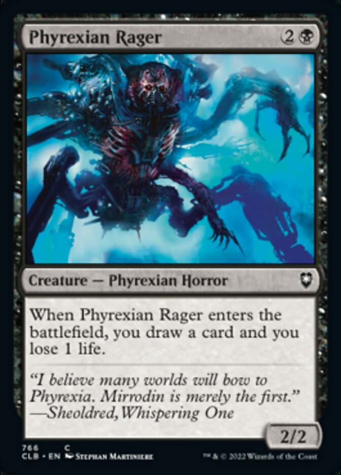 Phyrexian Rager [Commander Legends: Battle for Baldur's Gate] | Boutique FDB TCG