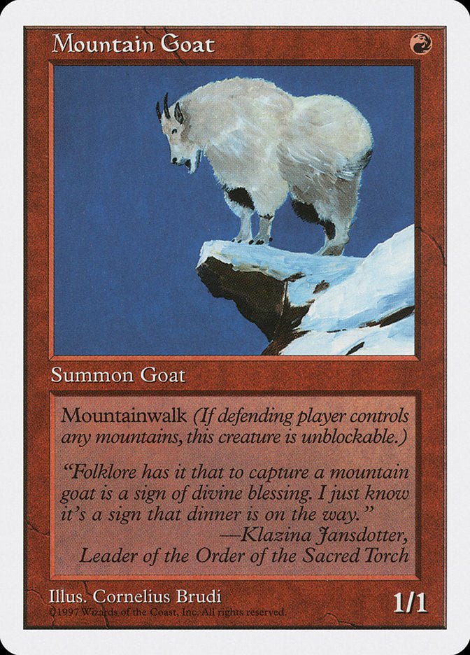 Mountain Goat [Fifth Edition] | Boutique FDB TCG