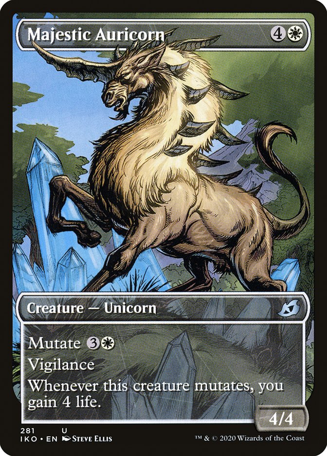 Majestic Auricorn (Showcase) [Ikoria: Lair of Behemoths] | Boutique FDB TCG