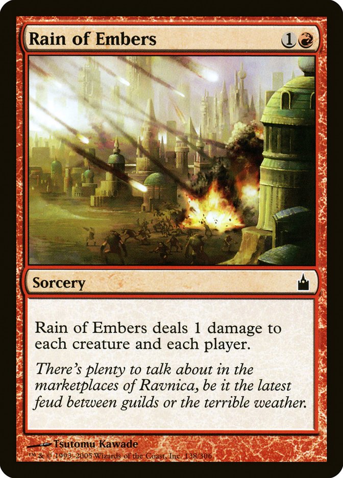 Rain of Embers [Ravnica: City of Guilds] | Boutique FDB TCG