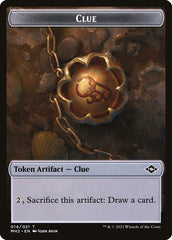 Treasure // Clue Double-Sided Token [Pioneer Challenger Decks 2022] | Boutique FDB TCG