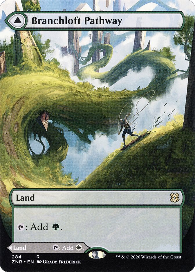 Branchloft Pathway // Boulderloft Pathway (Borderless Alternate Art) [Zendikar Rising] | Boutique FDB TCG