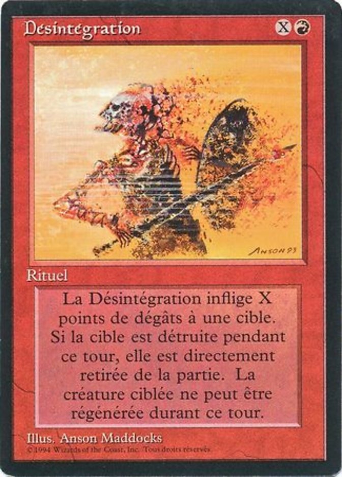 Disintegrate [Foreign Black Border] | Boutique FDB TCG