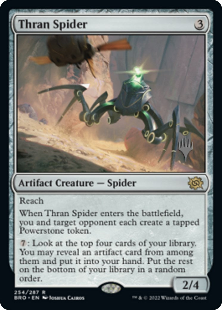 Thran Spider (Promo Pack) [The Brothers' War Promos] | Boutique FDB TCG