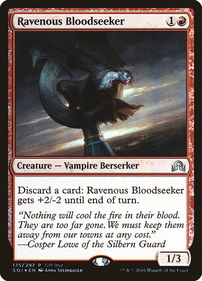 Ravenous Bloodseeker (Gift Box) [Shadows over Innistrad Promos] | Boutique FDB TCG