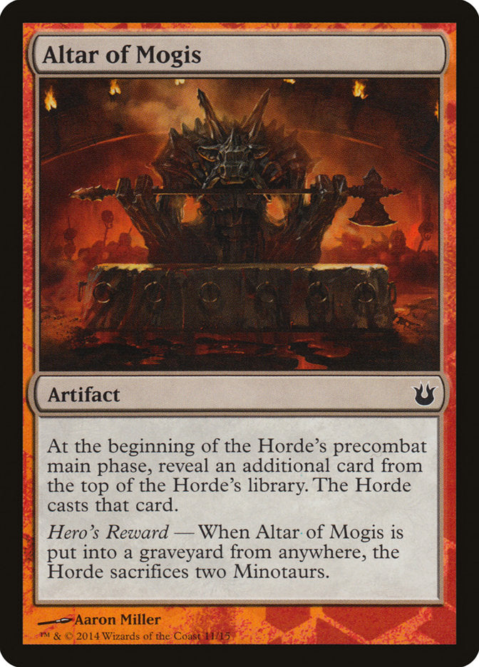 Altar of Mogis [Born of the Gods Battle the Horde] | Boutique FDB TCG