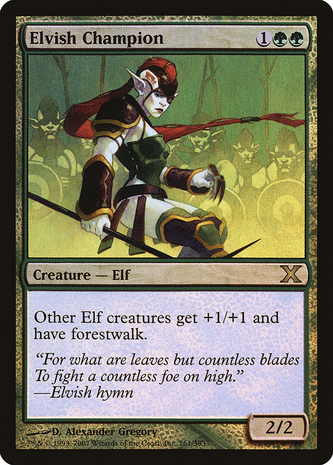 Elvish Champion (Premium Foil) [Tenth Edition] | Boutique FDB TCG