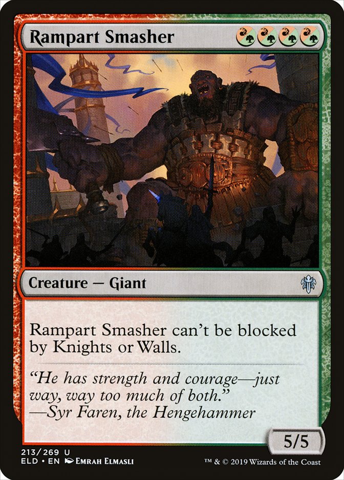 Rampart Smasher [Throne of Eldraine] | Boutique FDB TCG