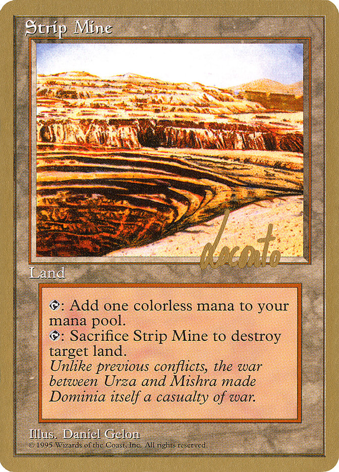 Strip Mine (Michael Loconto) [Pro Tour Collector Set] | Boutique FDB TCG