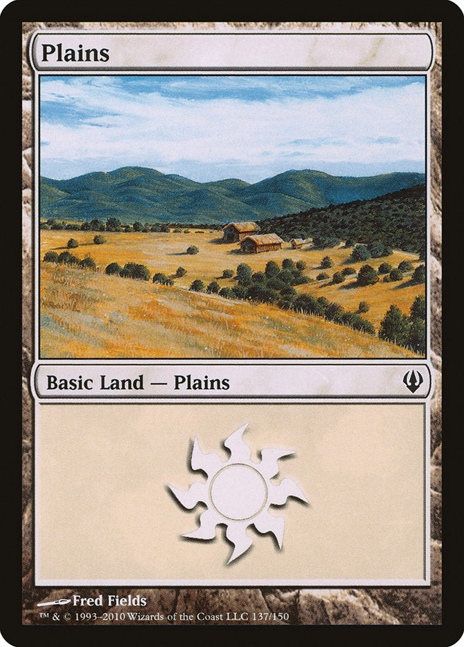 Plains (137) [Archenemy] | Boutique FDB TCG