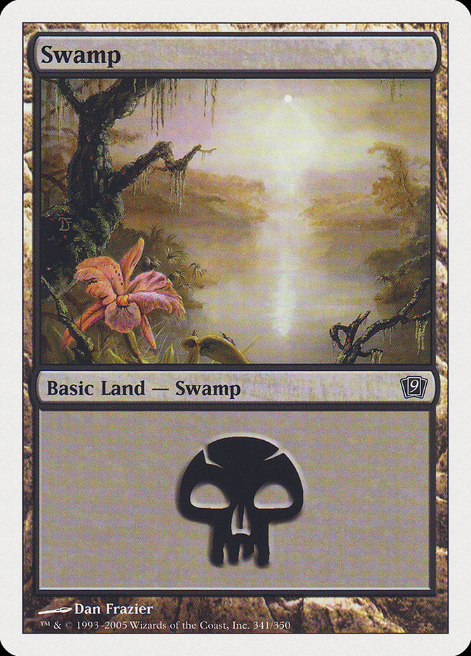 Swamp (341) [Ninth Edition] | Boutique FDB TCG