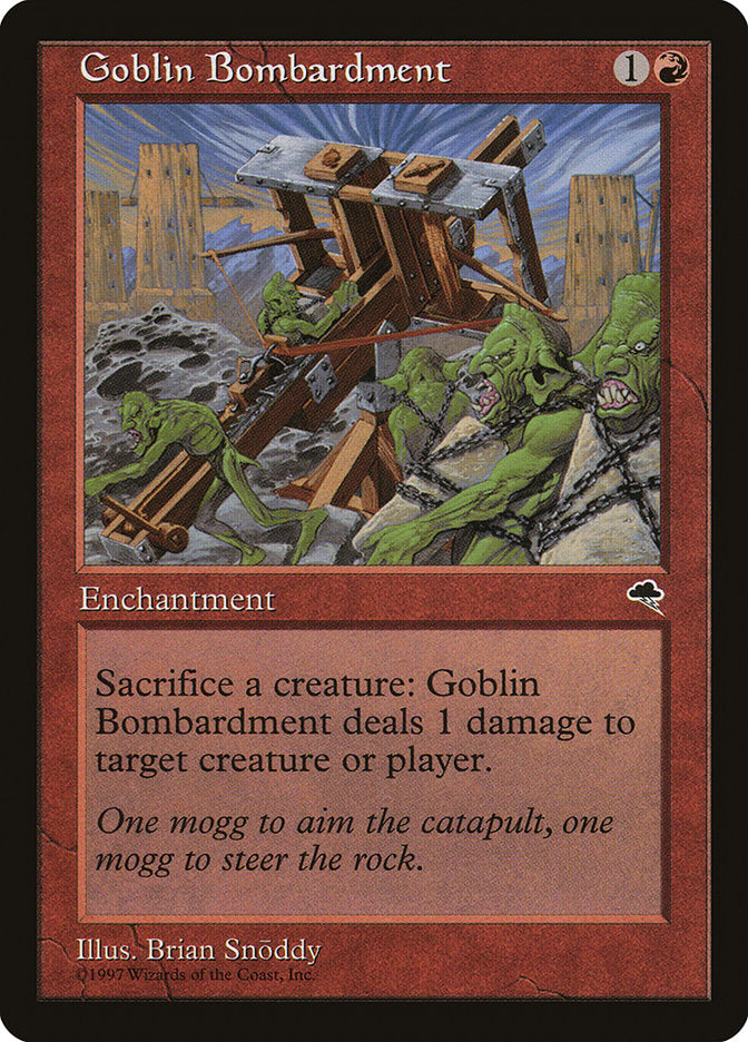 Goblin Bombardment [Tempest] | Boutique FDB TCG