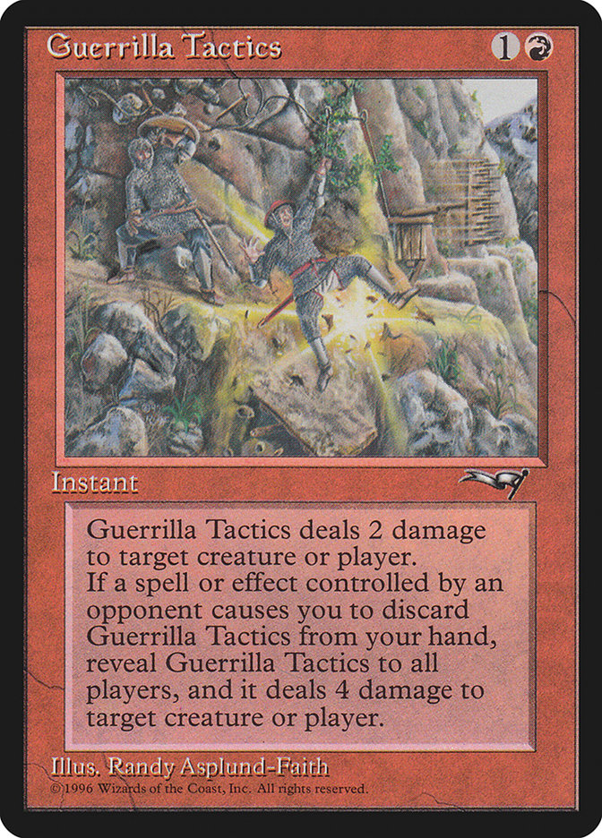 Guerrilla Tactics (Falling) [Alliances] | Boutique FDB TCG