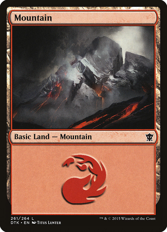 Mountain (261) [Dragons of Tarkir] | Boutique FDB TCG