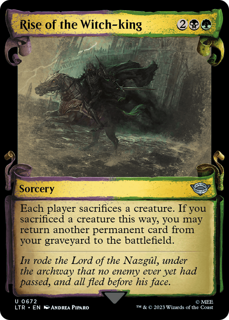 Rise of the Witch-king [The Lord of the Rings: Tales of Middle-Earth Showcase Scrolls] | Boutique FDB TCG