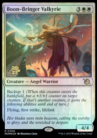 Boon-Bringer Valkyrie [March of the Machine Prerelease Promos] | Boutique FDB TCG