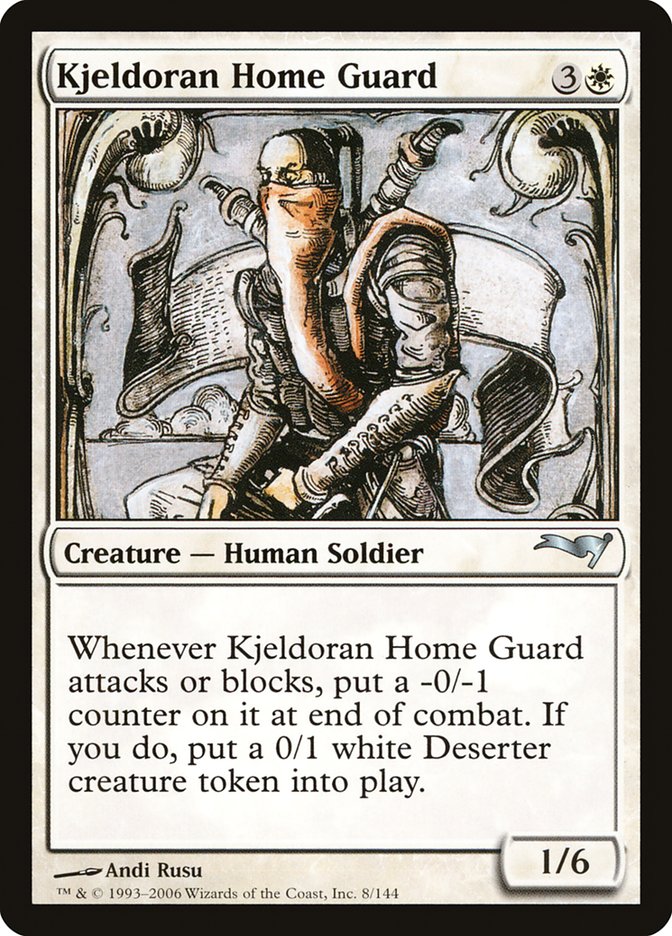 Kjeldoran Home Guard [Coldsnap Theme Decks] | Boutique FDB TCG