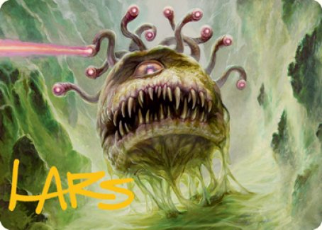 Beholder Art Card (Gold-Stamped Signature) [Dungeons & Dragons: Adventures in the Forgotten Realms Art Series] | Boutique FDB TCG