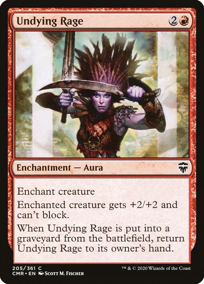 Undying Rage [Commander Legends] | Boutique FDB TCG