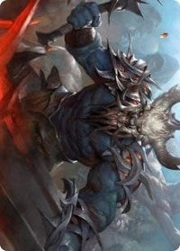 Frenzied Raider Art Card [Kaldheim Art Series] | Boutique FDB TCG