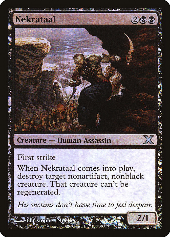 Nekrataal (Premium Foil) [Tenth Edition] | Boutique FDB TCG