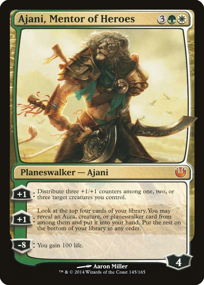 Ajani, Mentor of Heroes [Journey into Nyx] | Boutique FDB TCG