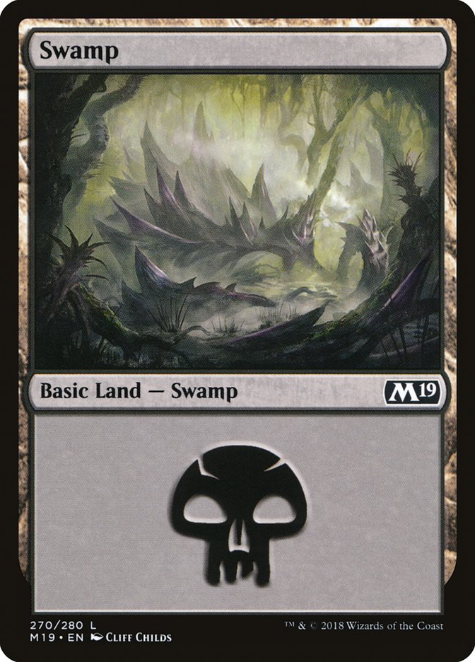 Swamp (270) [Core Set 2019] | Boutique FDB TCG