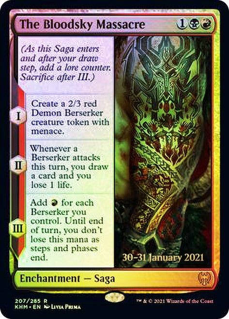 The Bloodsky Massacre [Kaldheim Prerelease Promos] | Boutique FDB TCG