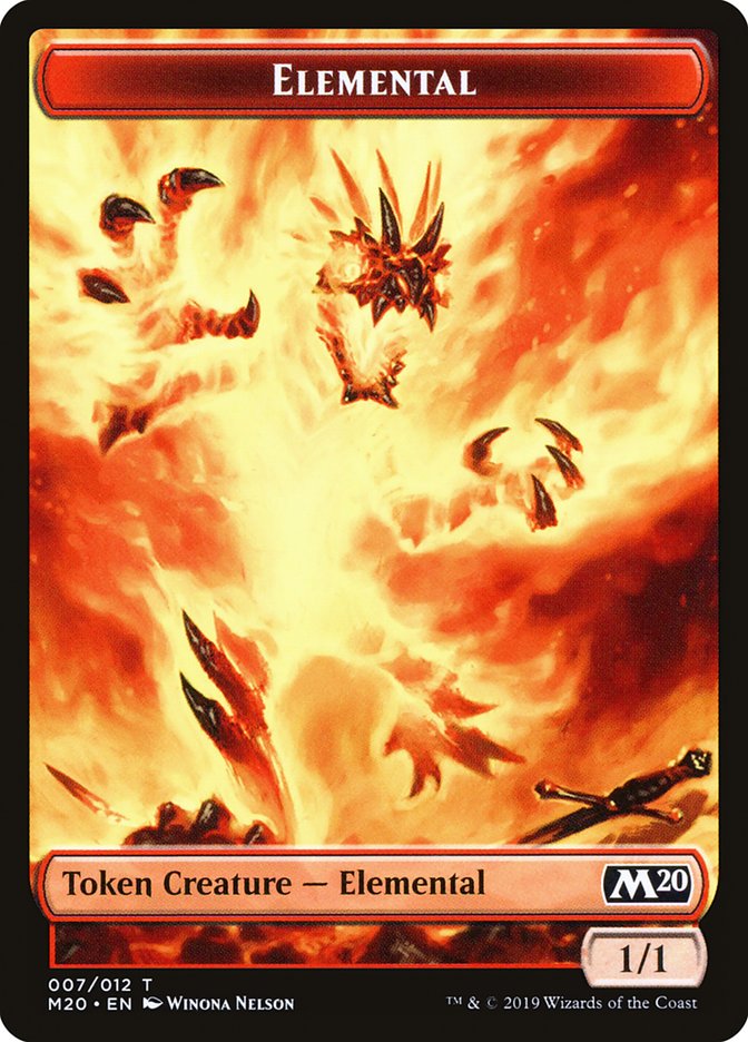 Elemental Token [Core Set 2020 Tokens] | Boutique FDB TCG