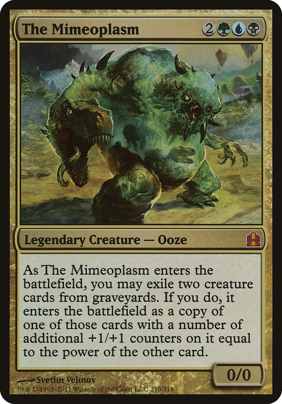 The Mimeoplasm (Oversized) [Commander 2011 Oversized] | Boutique FDB TCG