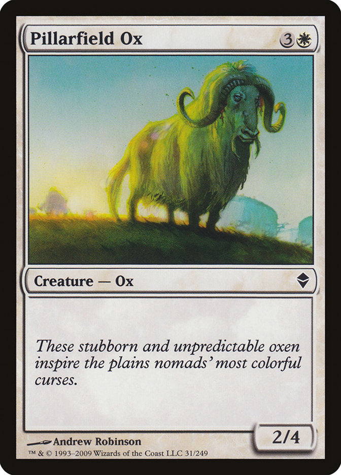 Pillarfield Ox [Zendikar] | Boutique FDB TCG