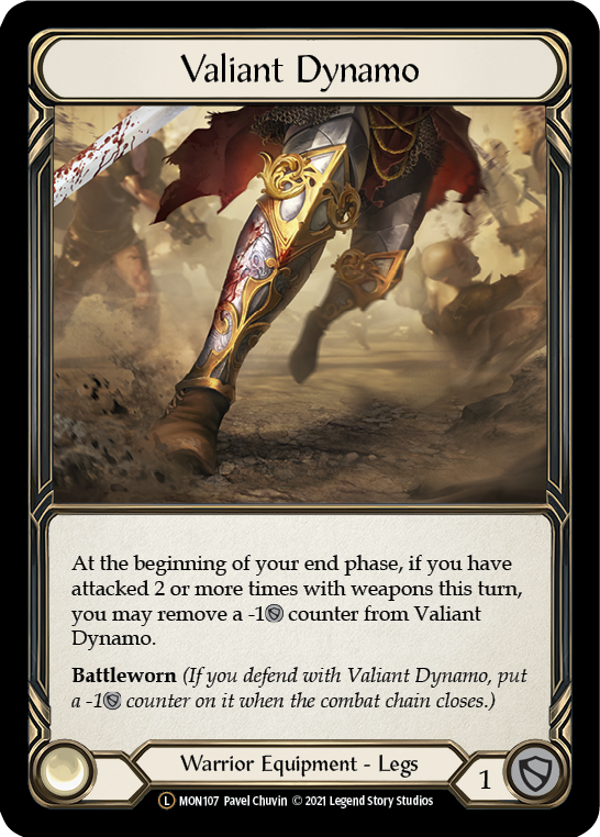 Valiant Dynamo [U-MON107-RF] (Monarch Unlimited)  Unlimited Rainbow Foil | Boutique FDB TCG