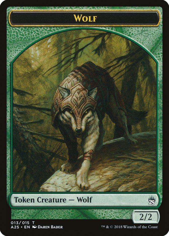 Wolf Token [Masters 25 Tokens] | Boutique FDB TCG