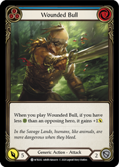 Wounded Bull (Blue) [U-WTR202] (Welcome to Rathe Unlimited)  Unlimited Normal | Boutique FDB TCG