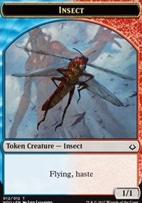 Insect // Warrior Double-Sided Token [Hour of Devastation Tokens] | Boutique FDB TCG