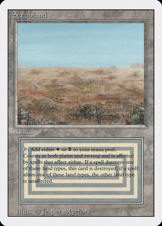 Scrubland [Revised Edition] | Boutique FDB TCG