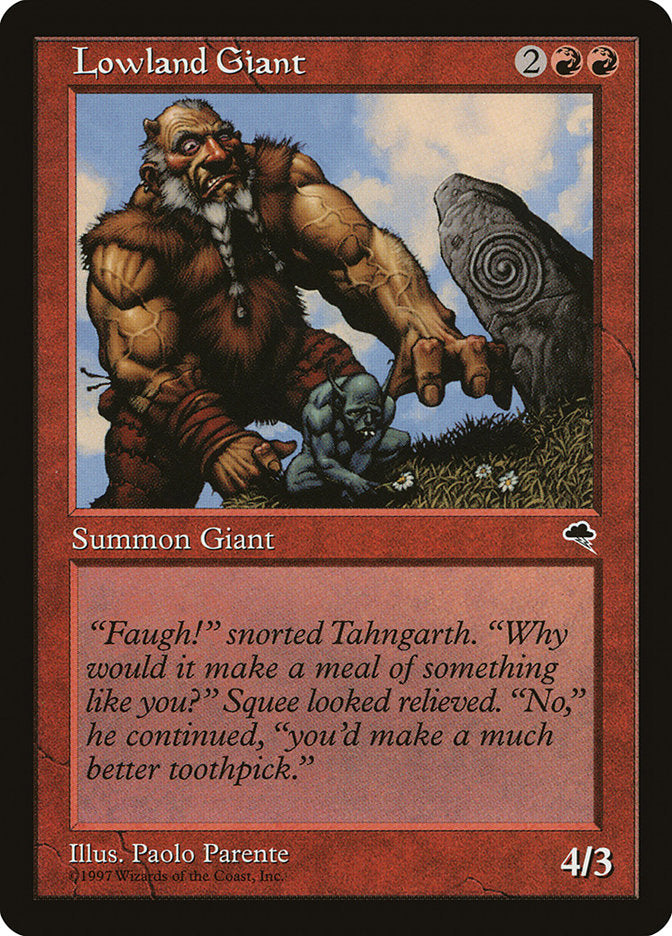 Lowland Giant [Tempest] | Boutique FDB TCG