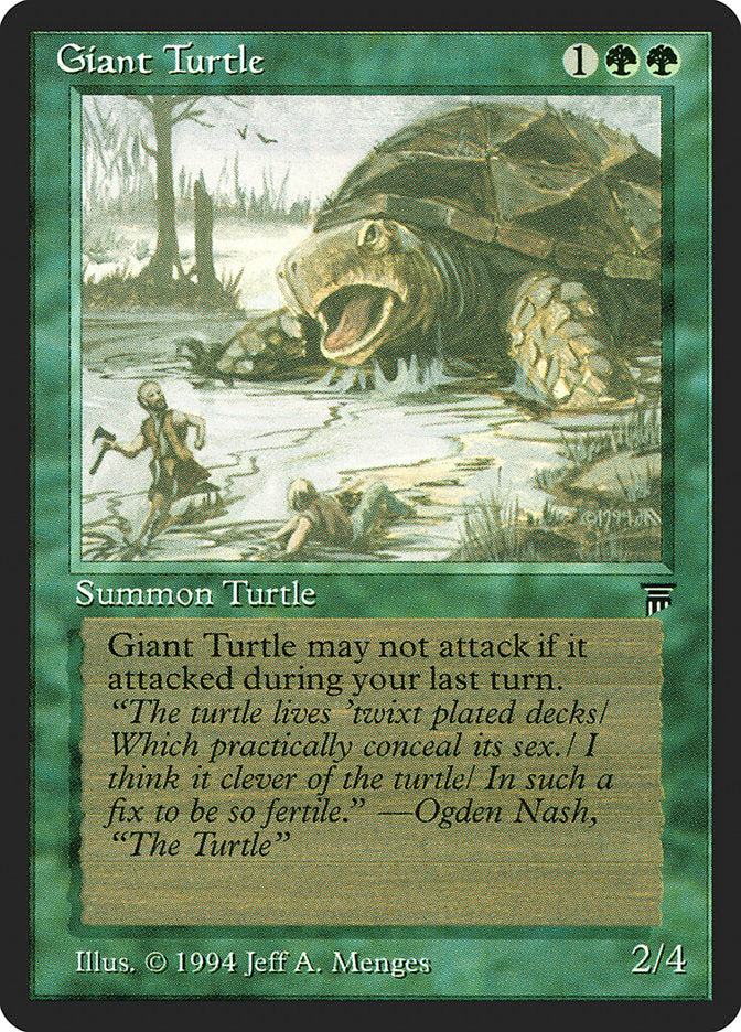 Giant Turtle [Legends] | Boutique FDB TCG