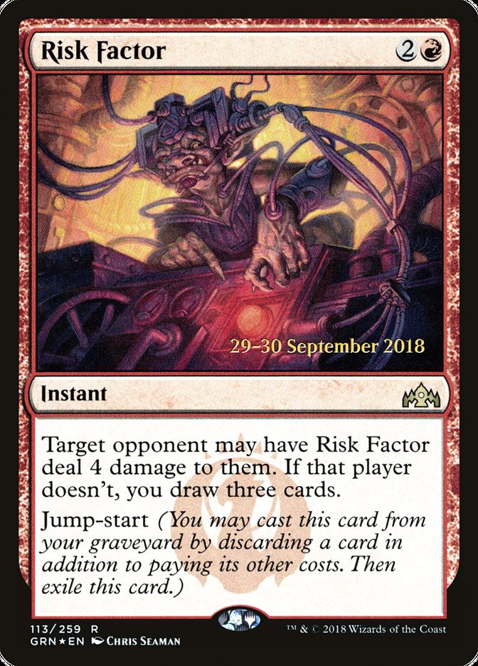 Risk Factor [Guilds of Ravnica Prerelease Promos] | Boutique FDB TCG