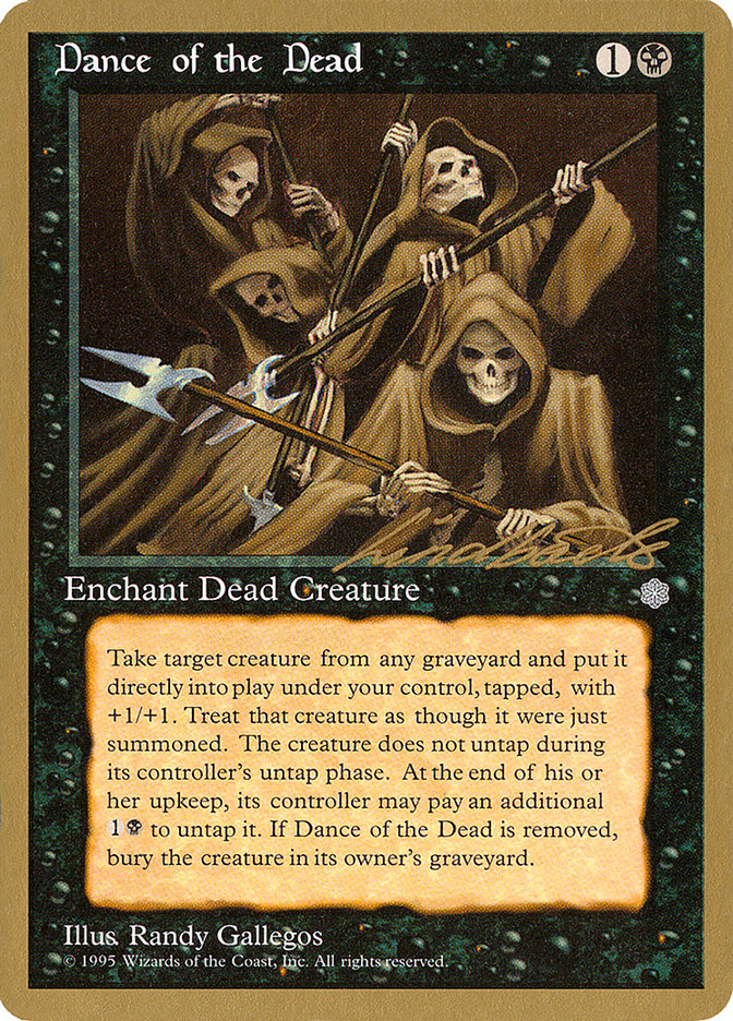 Dance of the Dead (Leon Lindback) [Pro Tour Collector Set] | Boutique FDB TCG