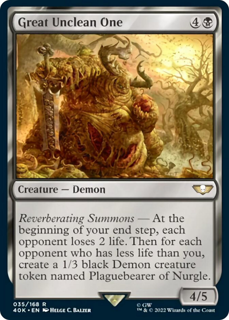 Great Unclean One [Warhammer 40,000] | Boutique FDB TCG