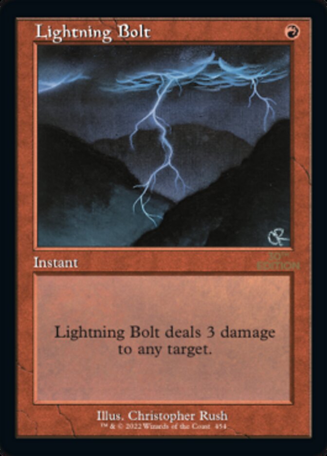 Lightning Bolt (Retro) [30th Anniversary Edition] | Boutique FDB TCG