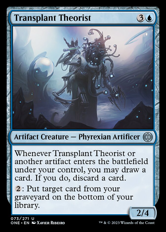 Transplant Theorist [Phyrexia: All Will Be One] | Boutique FDB TCG