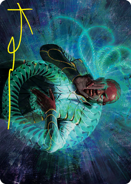 Biomathematician Art Card (Gold-Stamped Signature) [Strixhaven: School of Mages Art Series] | Boutique FDB TCG