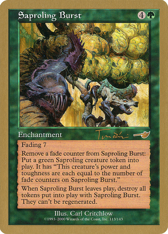 Saproling Burst (Jan Tomcani) [World Championship Decks 2001] | Boutique FDB TCG