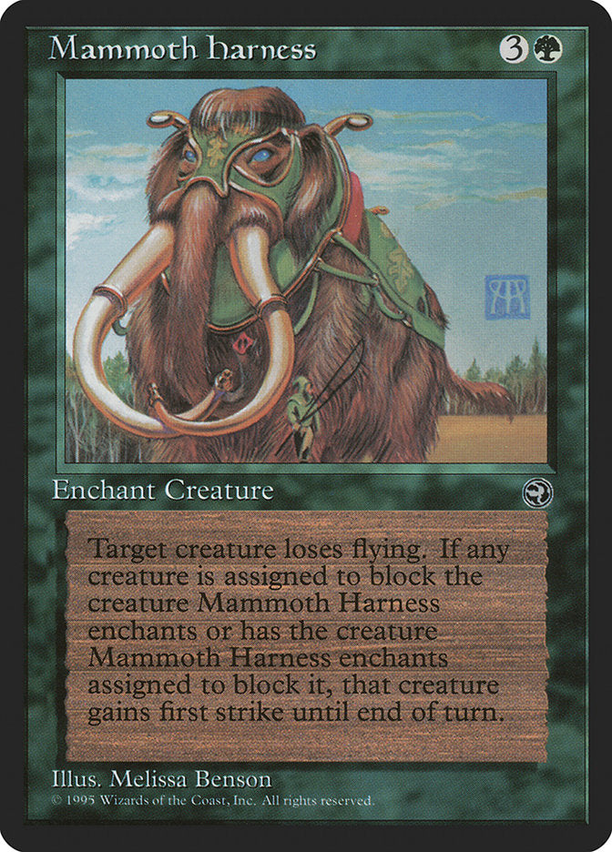 Mammoth Harness [Homelands] | Boutique FDB TCG