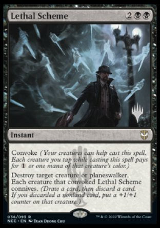 Lethal Scheme (Promo Pack) [Streets of New Capenna Commander Promos] | Boutique FDB TCG